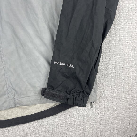 VTG Y2K The north face Hyvent 2.5l Grey Black rain jacket men's size M Read* - Picture 6 of 16